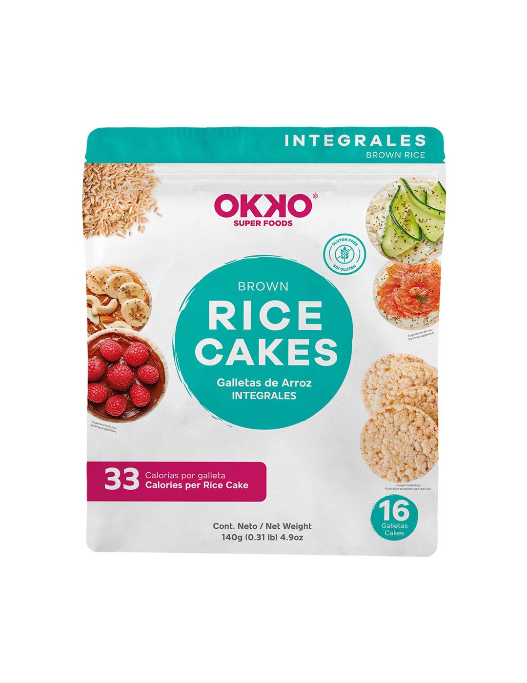 OKKO Super Foods Brown Rice Cakes; image 1 of 3