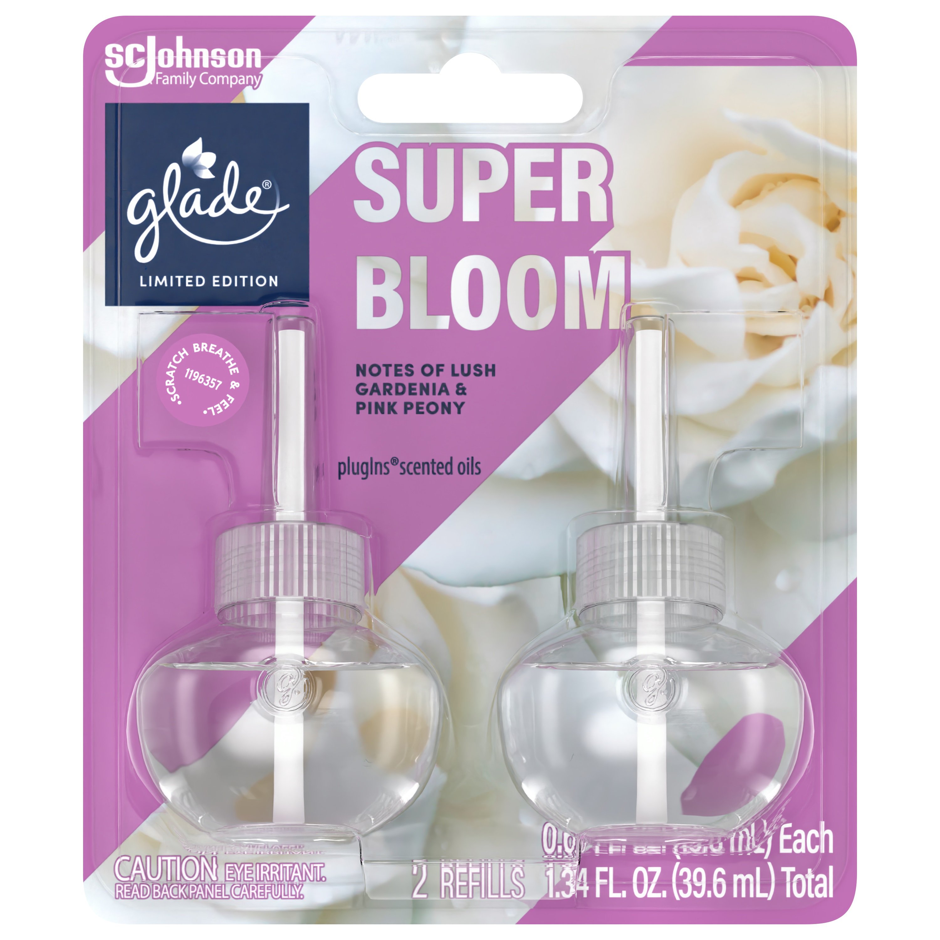 Glade PlugIns Scented Oil Air Freshener Refills Super Bloom Shop