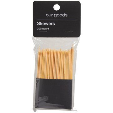 our goods Bamboo Skewers, 300 ct