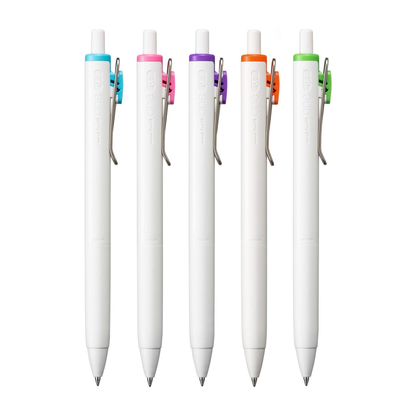 uniball One 0.7mm Retractable Gel Pens Assorted Ink Shop Pens at HEB