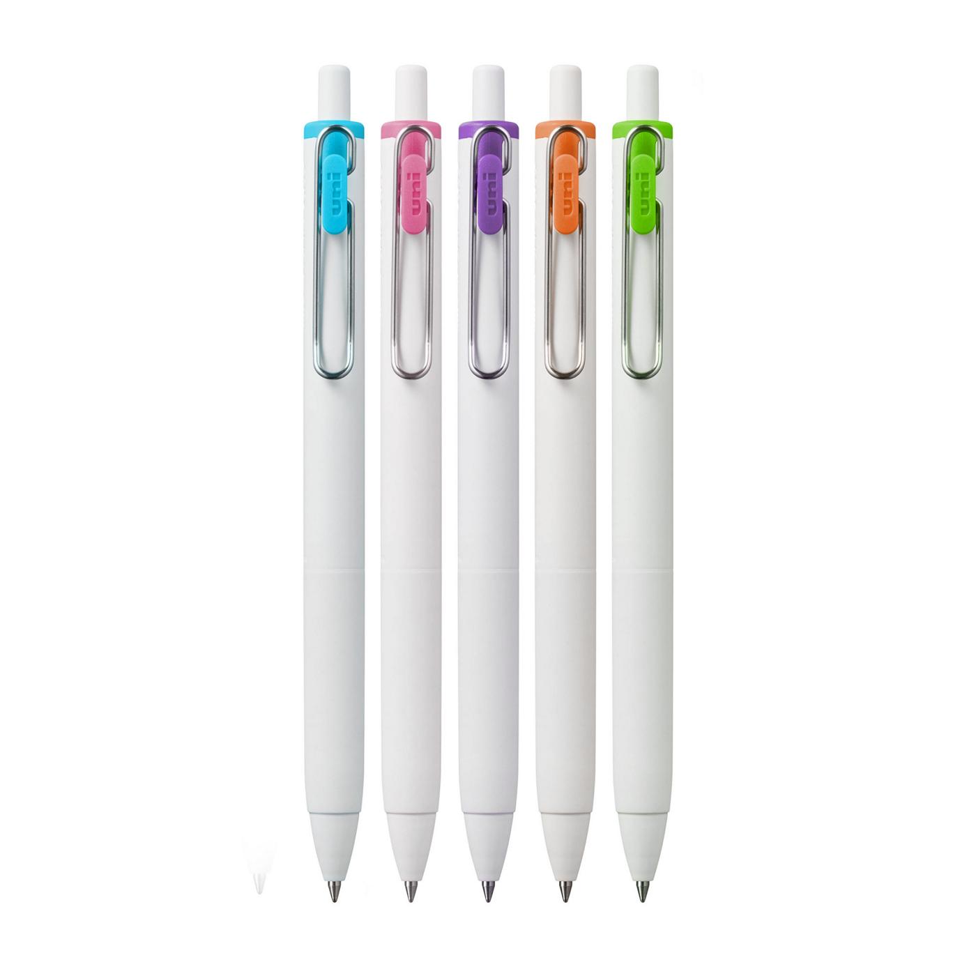 uniball One 0.7mm Retractable Gel Pens - Assorted Ink; image 4 of 10