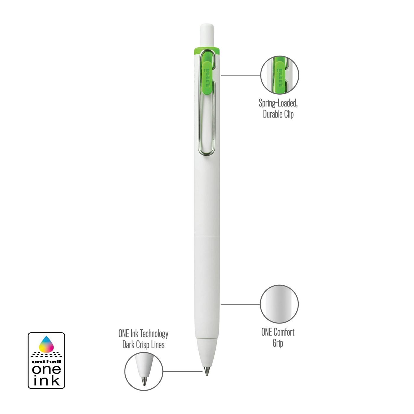 uniball One 0.7mm Retractable Gel Pens - Assorted Ink - Shop Pens at H-E-B