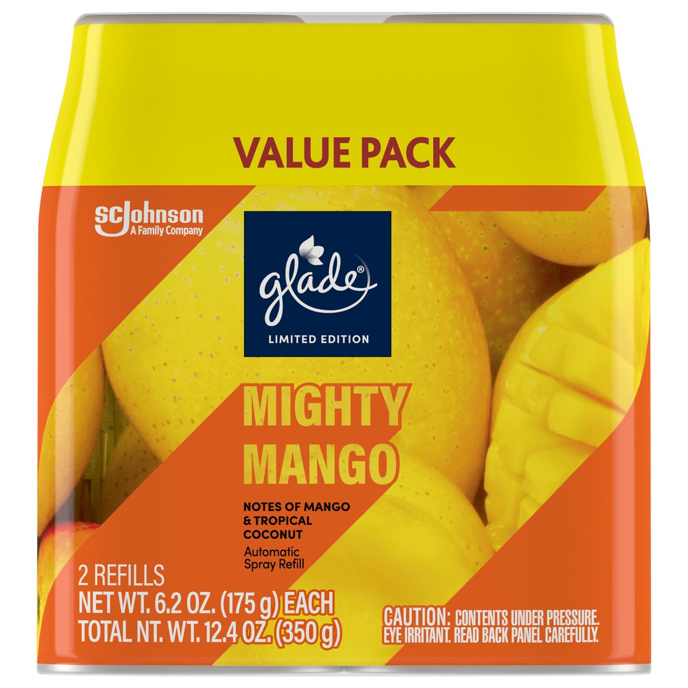 Glade Automatic Spray Air Freshener, Mighty Mango Limited Edition, 6.2 oz Refill; image 1 of 2