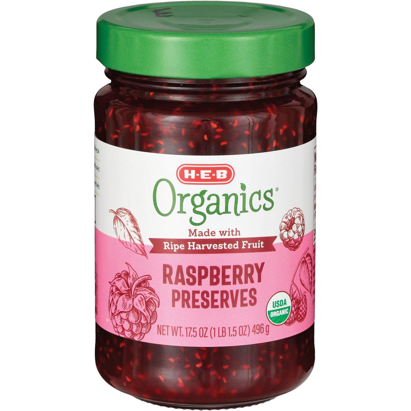 H-E-B Organics Raspberry Preserves; image 2 of 2