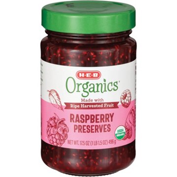 H-E-B Organics Raspberry Preserves