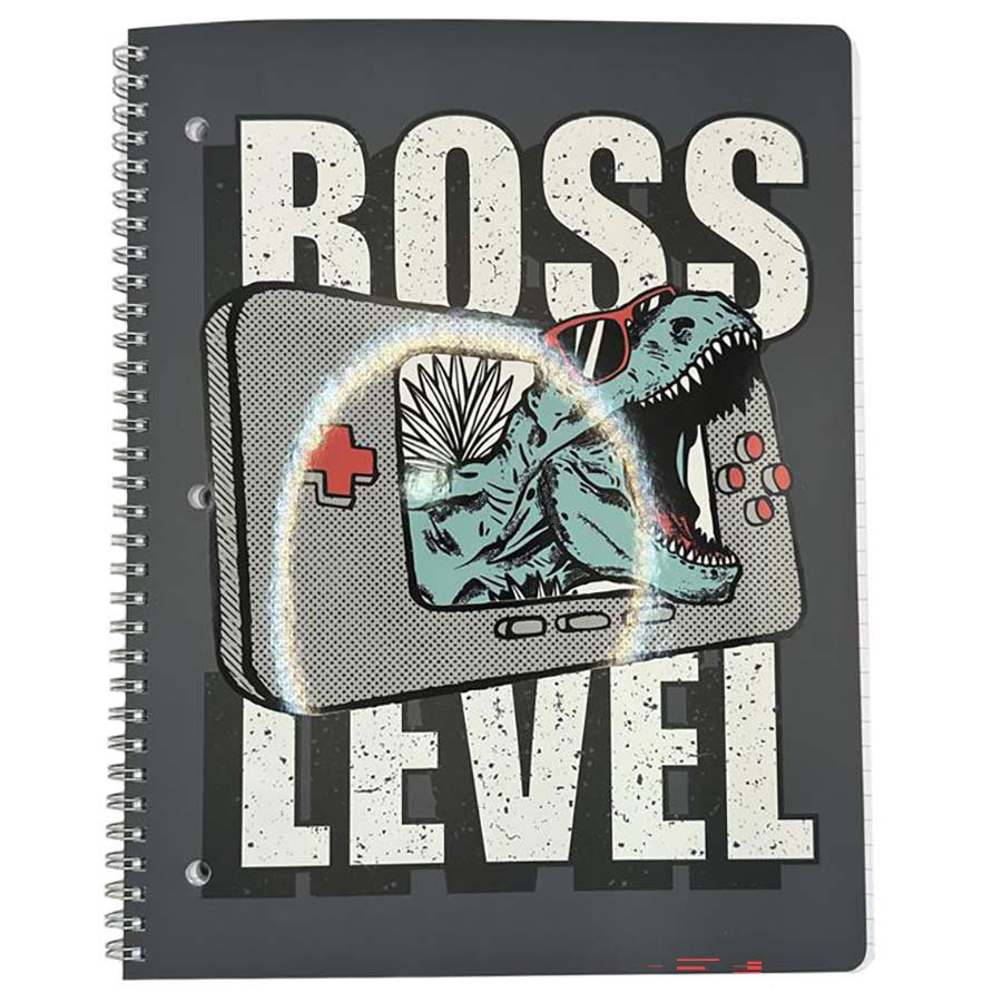 Eccolo Boss Level Wide Ruled Spiral Notebook - Shop Notebooks At H-E-B