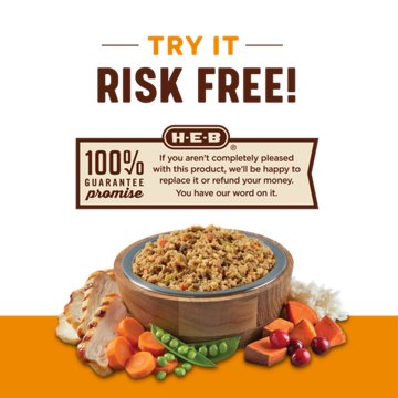 Heritage Ranch by H-E-B Frozen Dog Food – Turkey & Sweet Potato, 8 oz