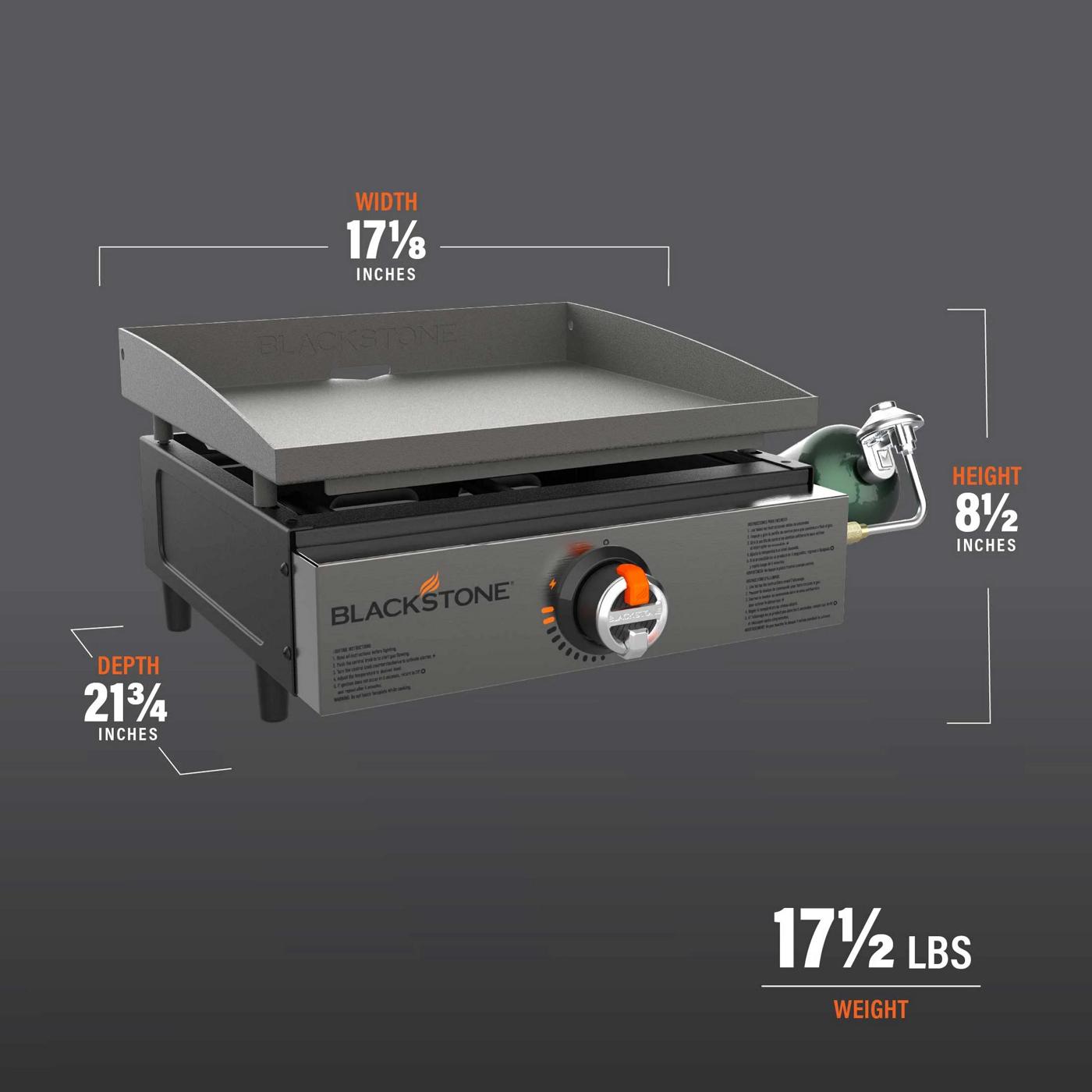 Blackstone Original Tabletop Stainless Griddle; image 2 of 7
