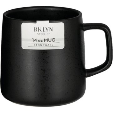 Brooklyn Steel Co. Lorenza Collection Stoneware Mug, 14 oz