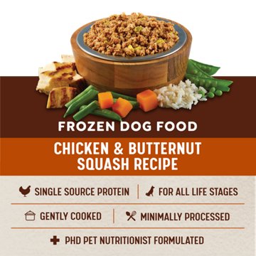 Heritage Ranch by H-E-B Frozen Dog Food Value Pack - Chicken & Butternut Squash, 4 ct