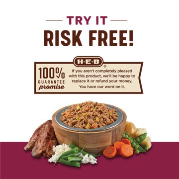 Heritage Ranch by H-E-B Frozen Dog Food – Beef & Potatoes, 8 oz