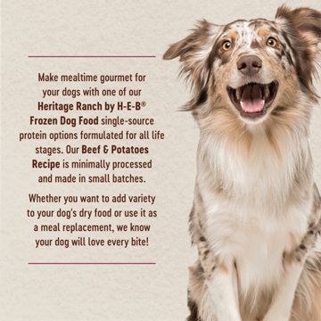 Heritage Ranch by H-E-B Frozen Dog Food – Beef & Potatoes, 8 oz