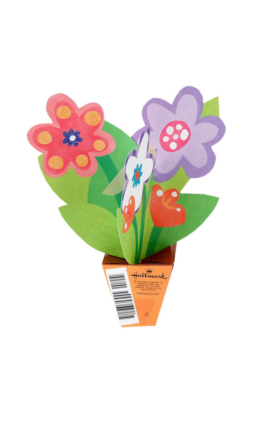 Hallmark Displayable 3D Flowers in a Pot Mother's Day Pop Up Card for ...