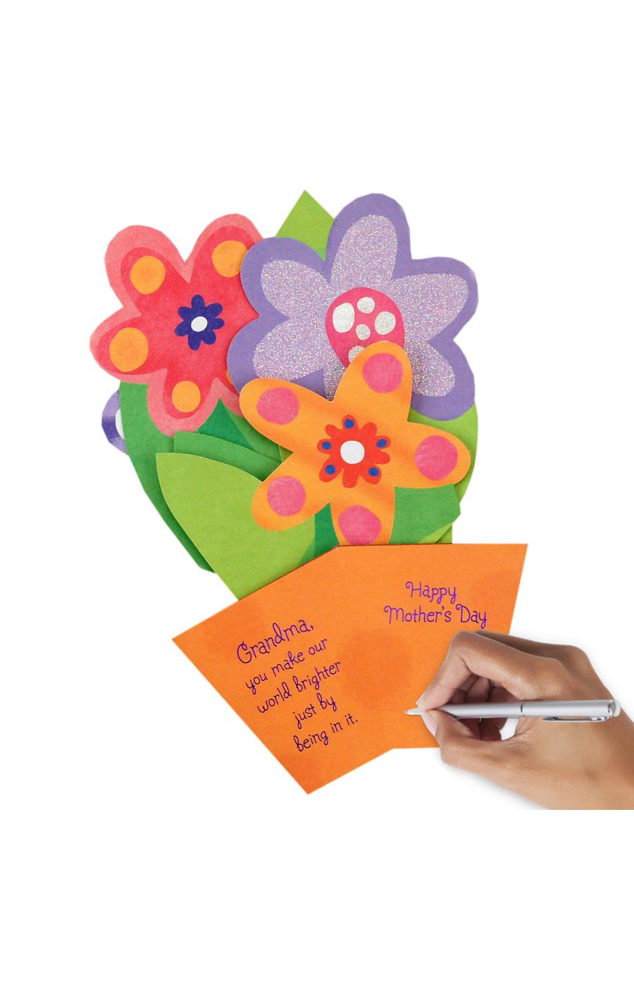 Hallmark Displayable 3D Flowers in a Pot Mother's Day Pop Up Card for Grandmother - S27; image 3 of 5