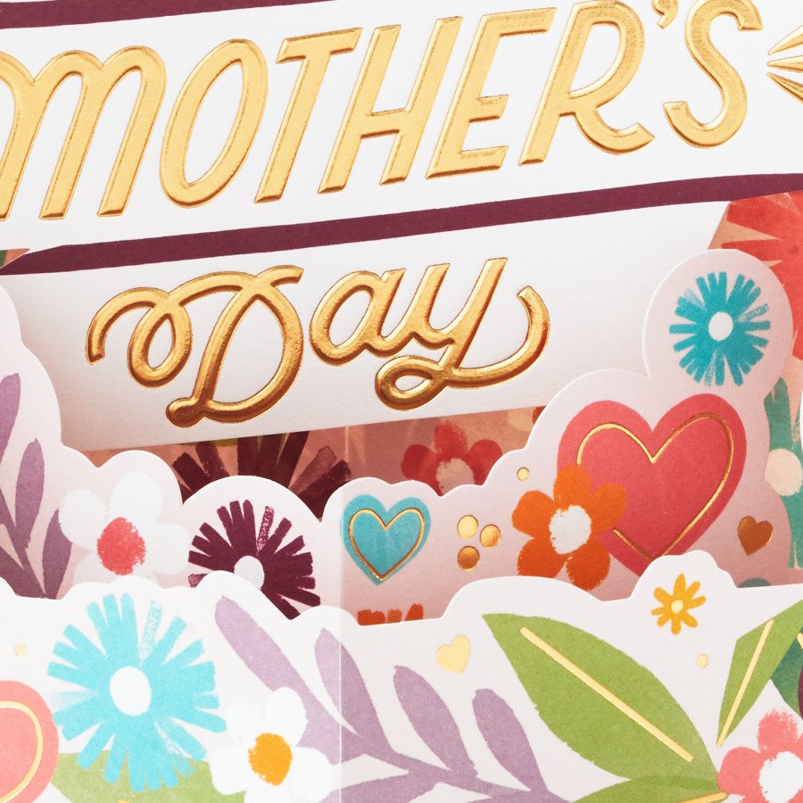 Hallmark Signature Pop-Up Karte „Thinking Of You“ – Mit 3D-Schmetterlingen, Glitzer, Für Geburtstage, Muttertag Oder Als Dankeskarte (mit Umschlag)
