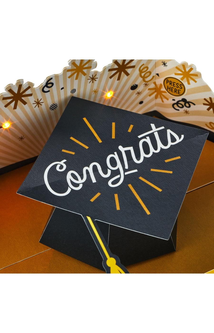 Hallmark Paper Wonder Musical Pop Up Graduation Card and Gift Card Holder (Plays Celebration) S4; image 3 of 7