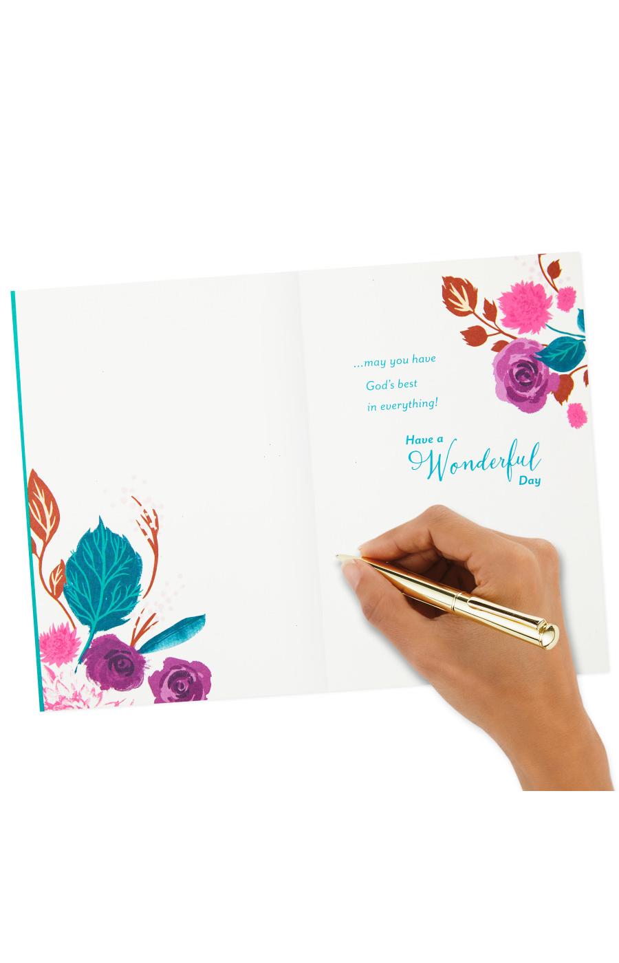 Hallmark Mother's Day Prayer DaySpring Religious Mothers Day Card - S21; image 4 of 6