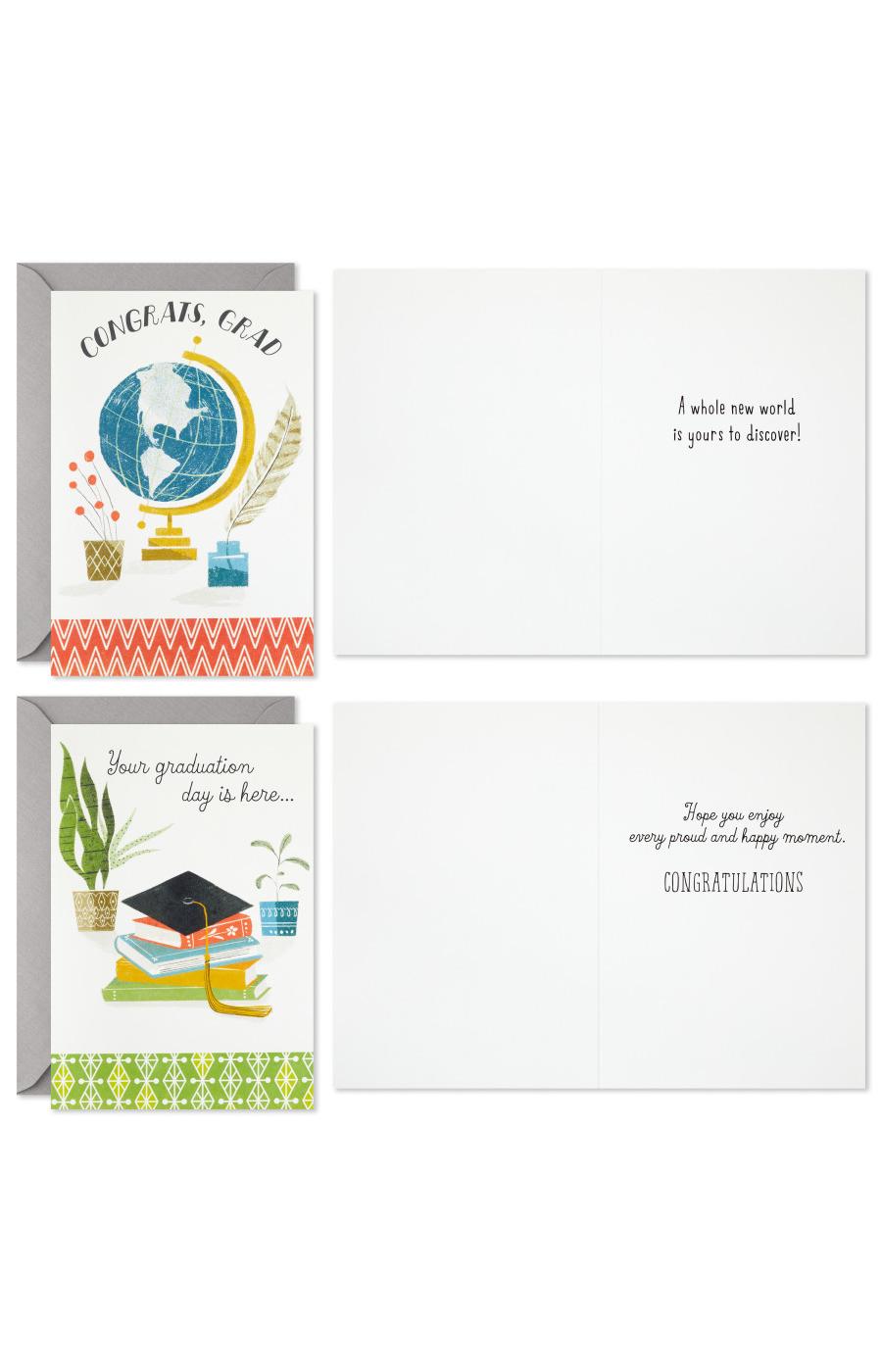 Hallmark Congrats Grad Graduation Assorted Cards with Envelopes - S16, S12; image 2 of 7