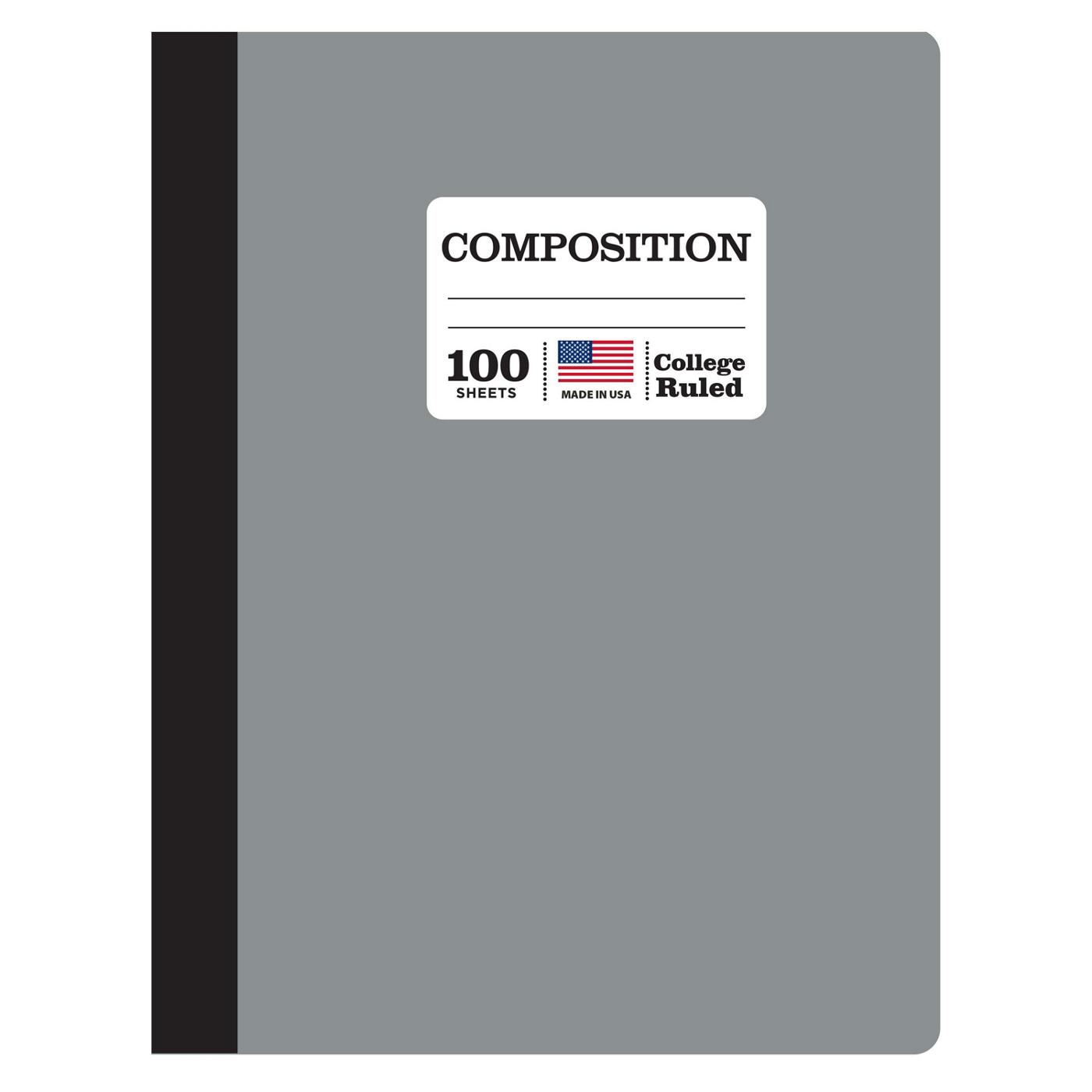 Norcom Collage Ruled Composition Notebook - Silver; image 1 of 2