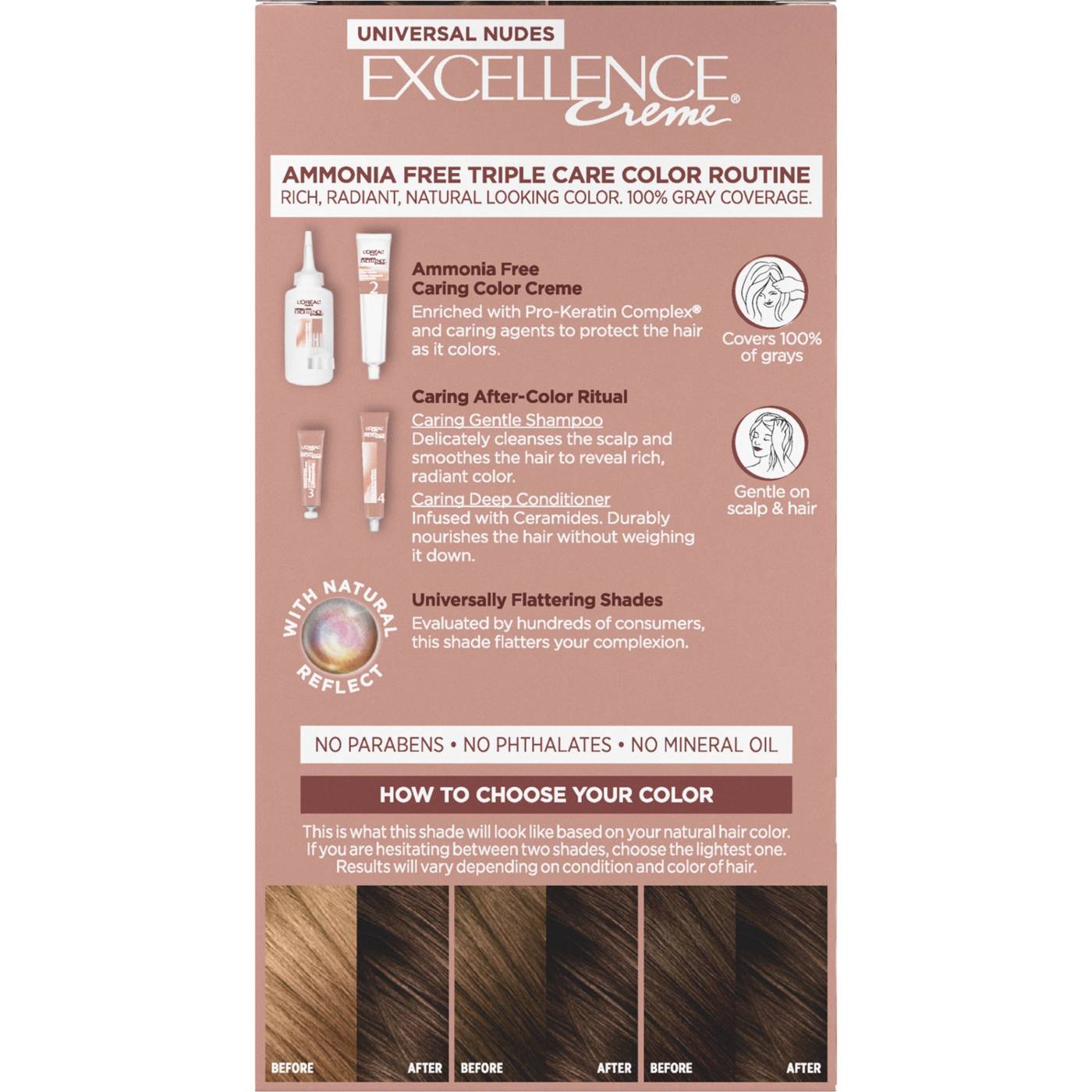 L'Oréal Paris Excellence Creme Universal Nudes Hair Color - 5N Natural Brown; image 2 of 2