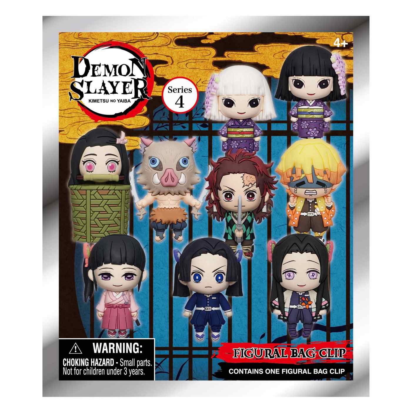Demon Slayer Mystery Figural Bag Clip - Series 4; image 1 of 2