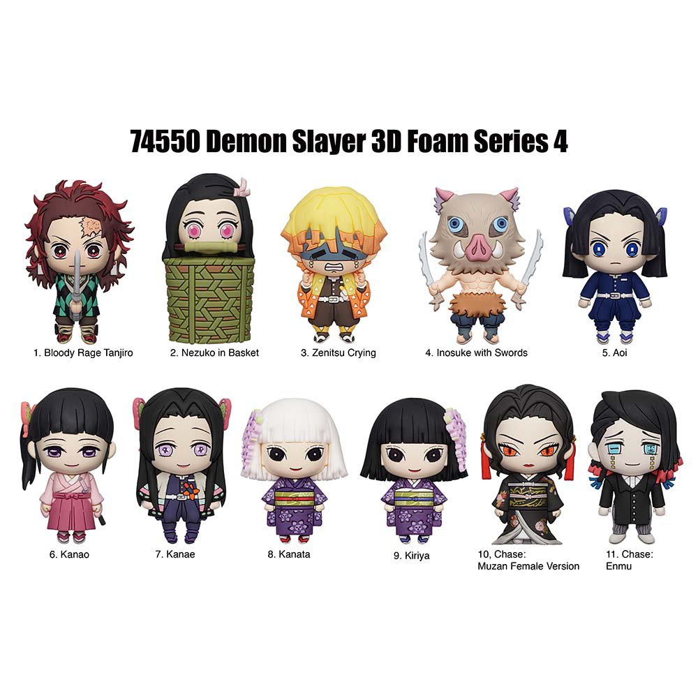 Demon Slayer Mystery Figural Bag Clip - Series 4 - Shop Action Figures &  Dolls at H-E-B