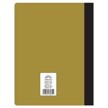 Norcom College Ruled Composition Notebook - Gold