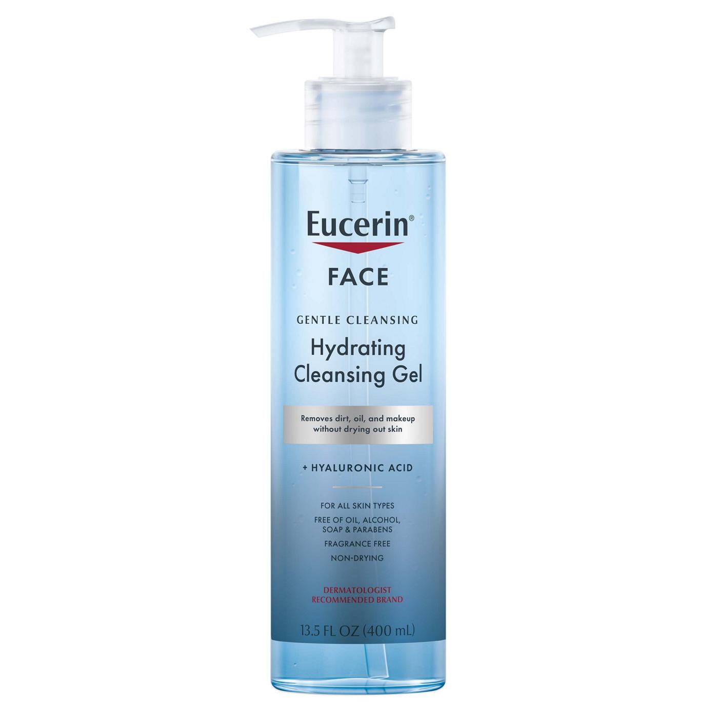 Eucerin Face Hydrating Cleansing Gel; image 1 of 2