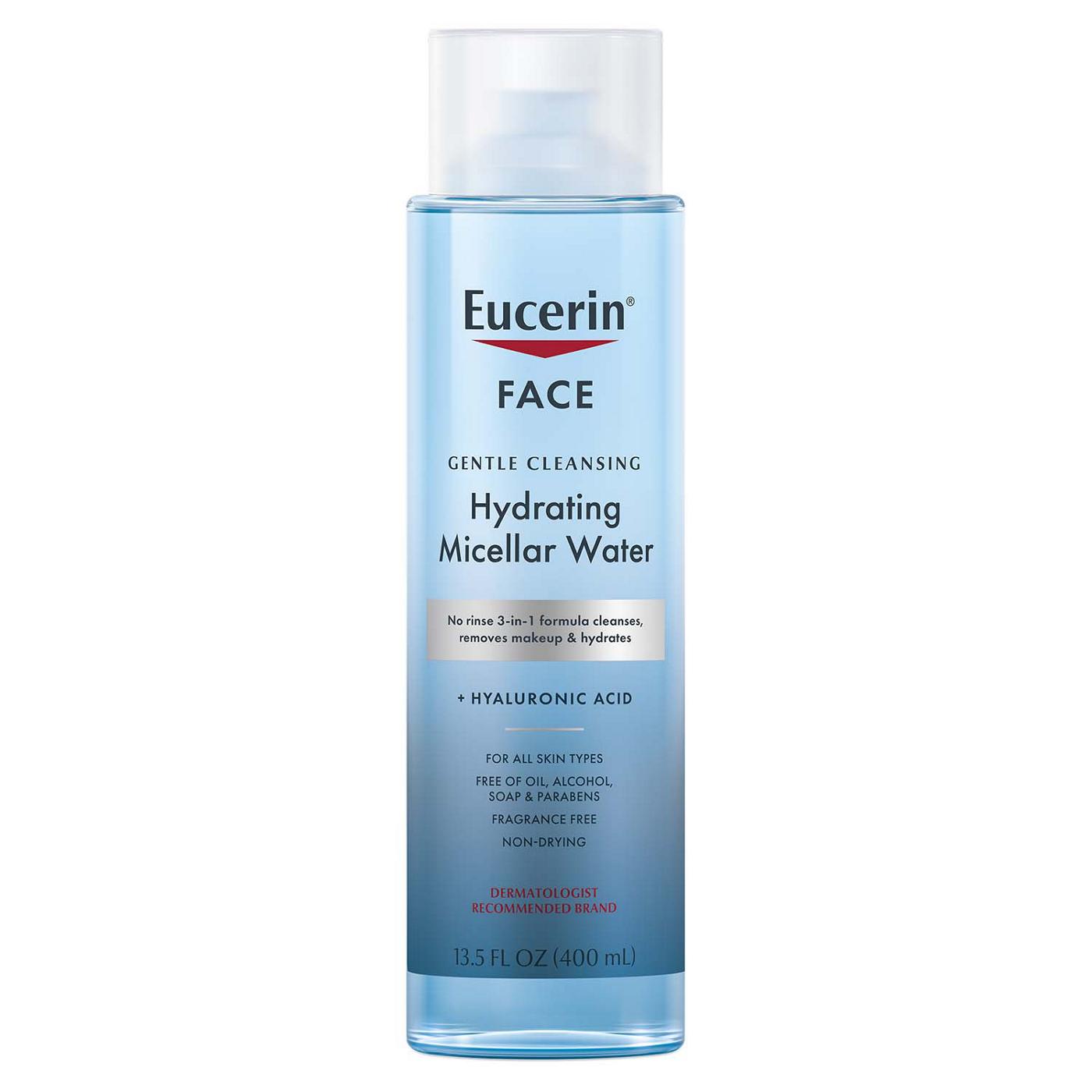 Eucerin Face Gentle Cleansing Hydrating Micellar Water; image 1 of 2