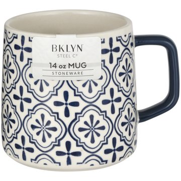 Brooklyn Steel Co. Mediterranean Collection Stoneware Mug, 14 oz