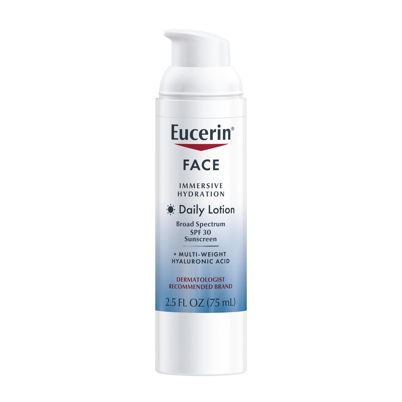 Eucerin Face Immersive Hydration Daily Lotion SPF 30; image 1 of 2