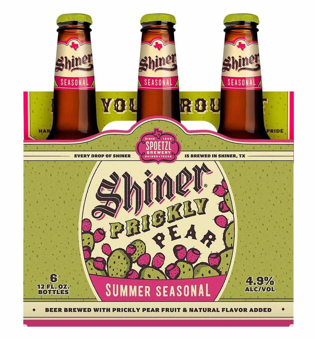 Shiner Craft Beer Prickly Pear 6 pk Bottles; image 1 of 5