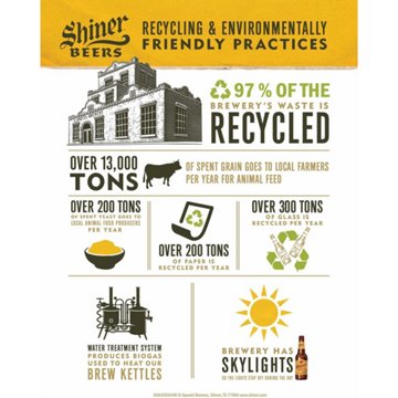 Shiner Craft Beer Prickly Pear 6 pk Bottles, 12 oz