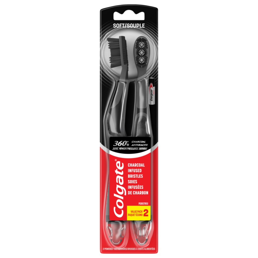 Colgate 360° Charcoal Sonic Power Toothbrushes - Soft - Shop ...