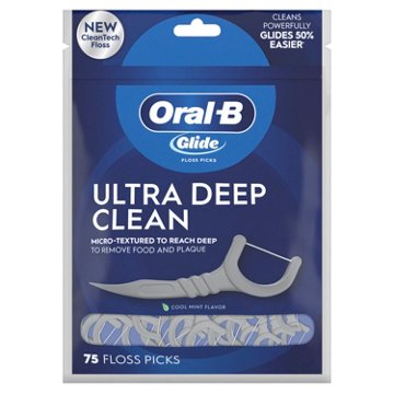 Oral-B Glide Ultra Deep Clean Floss Picks, 75 ct