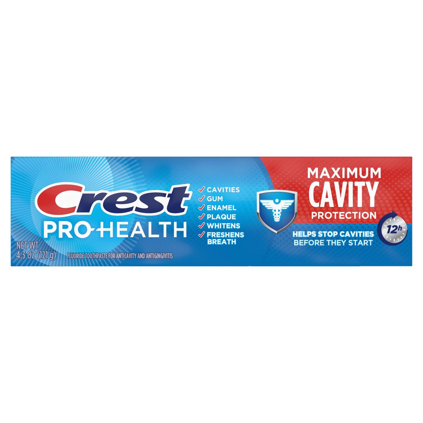 Crest Pro Health Maximum Cavity Protection Toothpaste; image 1 of 5