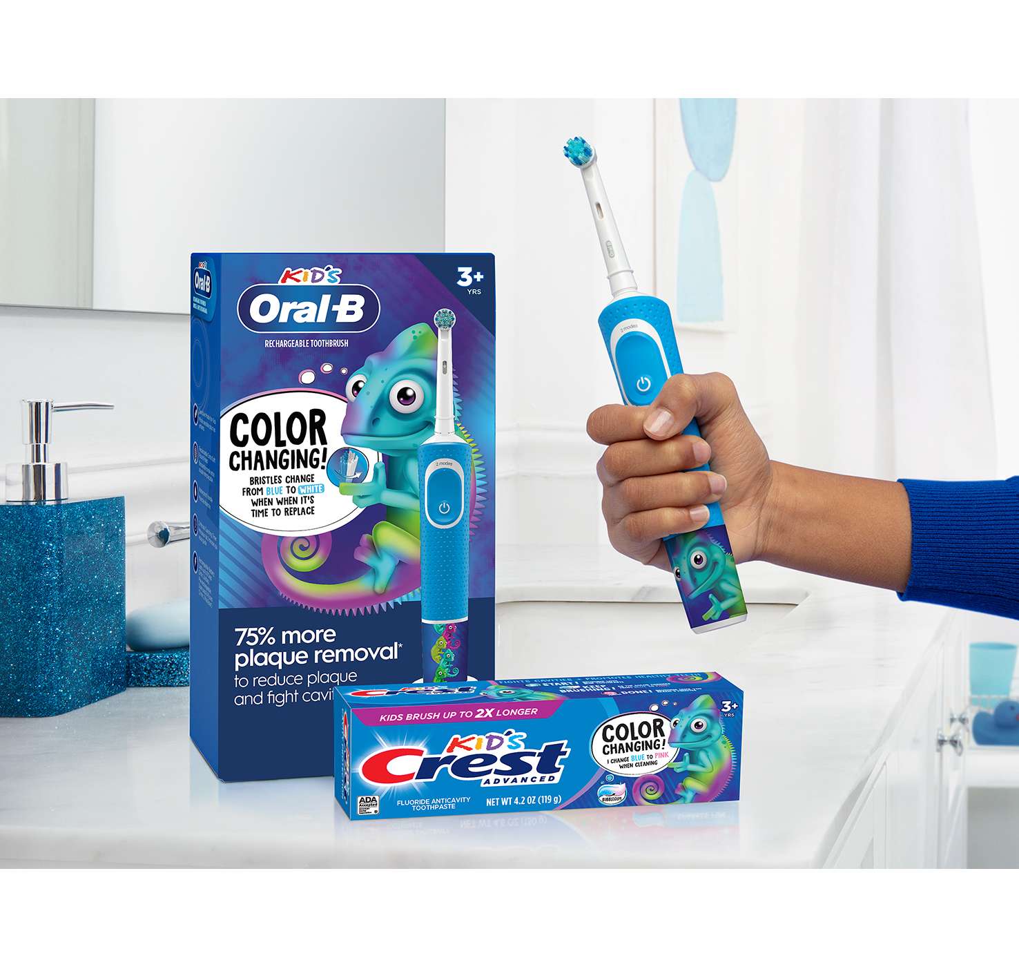 Crest Kid's Advanced Anticavity Toothpaste Bubblegum - Value Pack; image 2 of 10