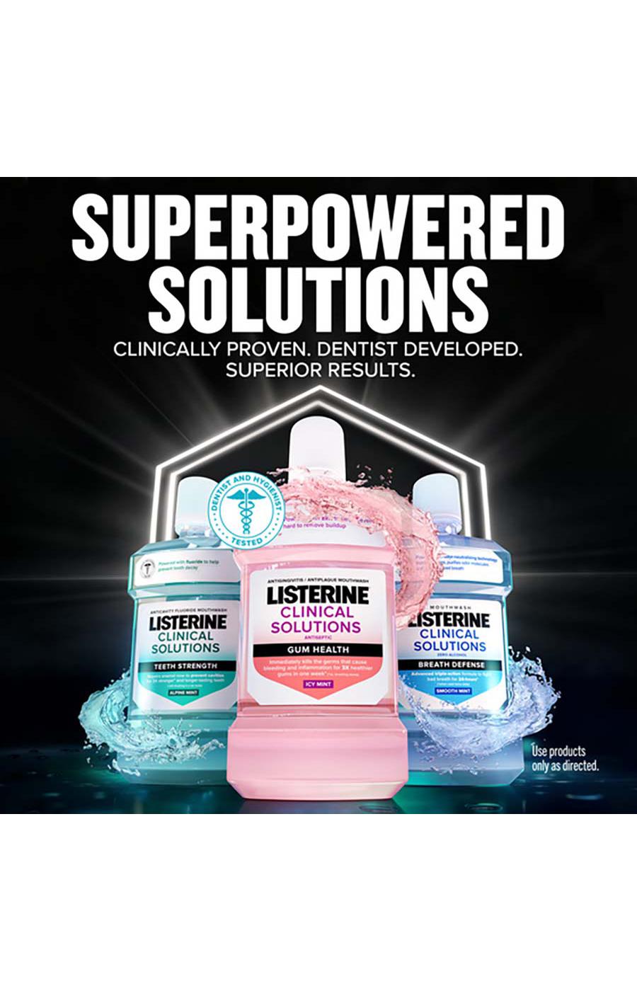 Listerine Clinical Solutions Gum Health Mouthwash - Icy Mint; image 5 of 5