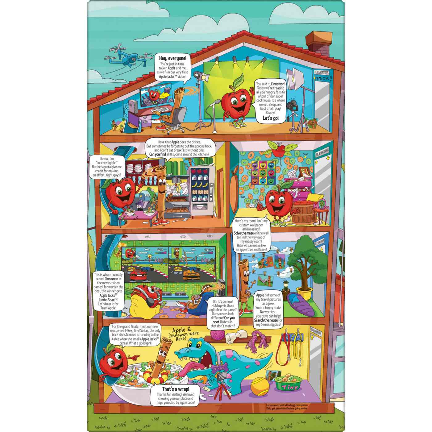 Kellogg's Apple Jacks Cereal - Family Size; image 7 of 8