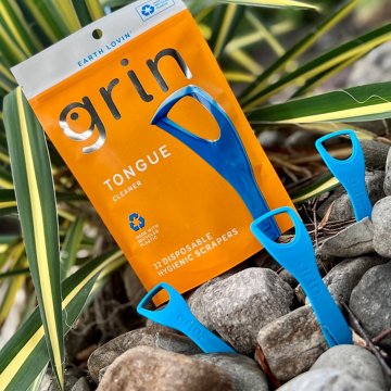 Grin Tongue Cleaner Disposable Scrapers, 32 ct