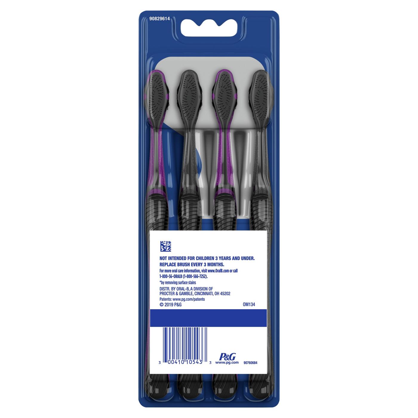 Oral-B Charcoal Toothbrush Soft - Value Pack; image 4 of 10