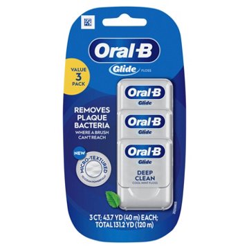 Oral-B Glide Pro-Health Deep Clean Floss - Mint, 3 pk