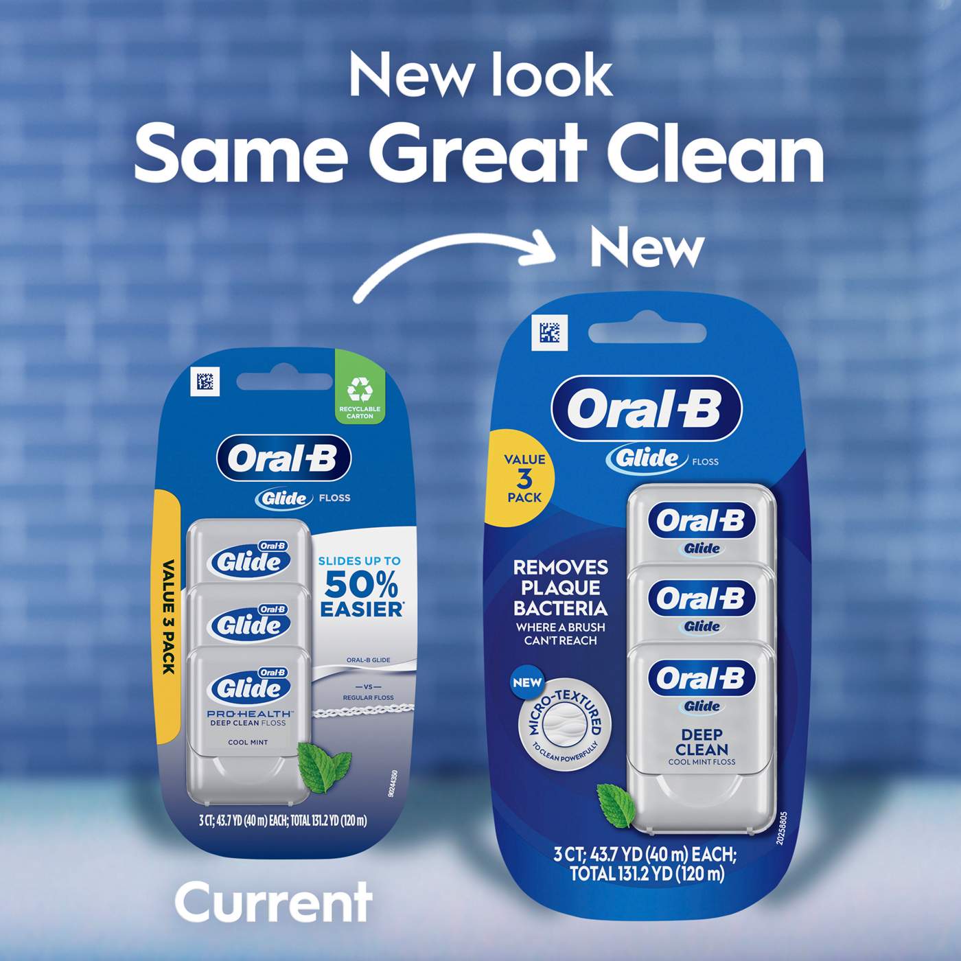 Oral-B Glide Pro-Health Deep Clean Floss - Mint; image 7 of 10