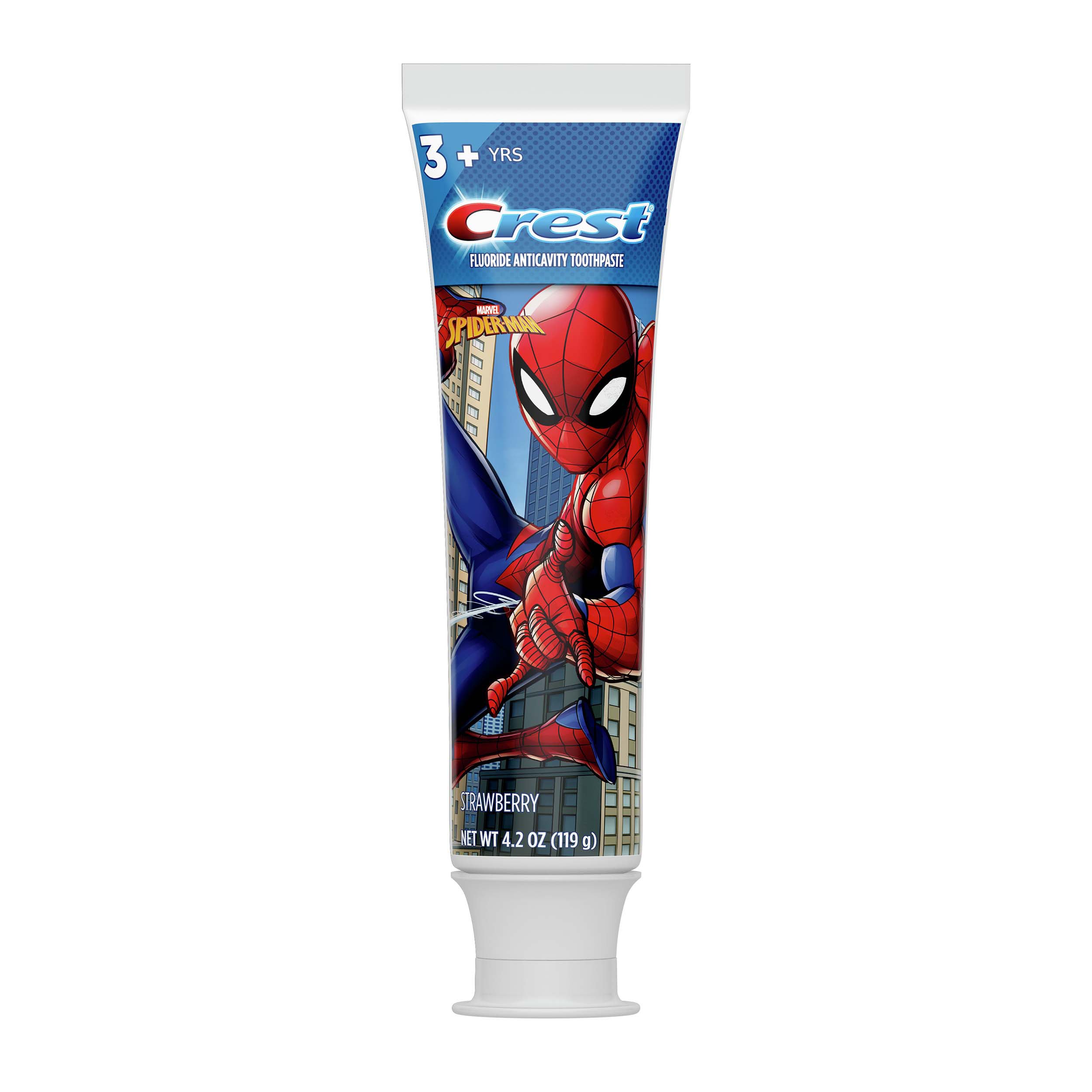 Crest Kids Spiderman Anticavity Toothpaste - Strawberry - Shop ...