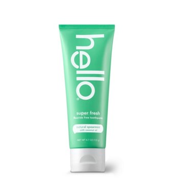 hello Super Fresh Fluoride Free Toothpaste - Natural Spearmint