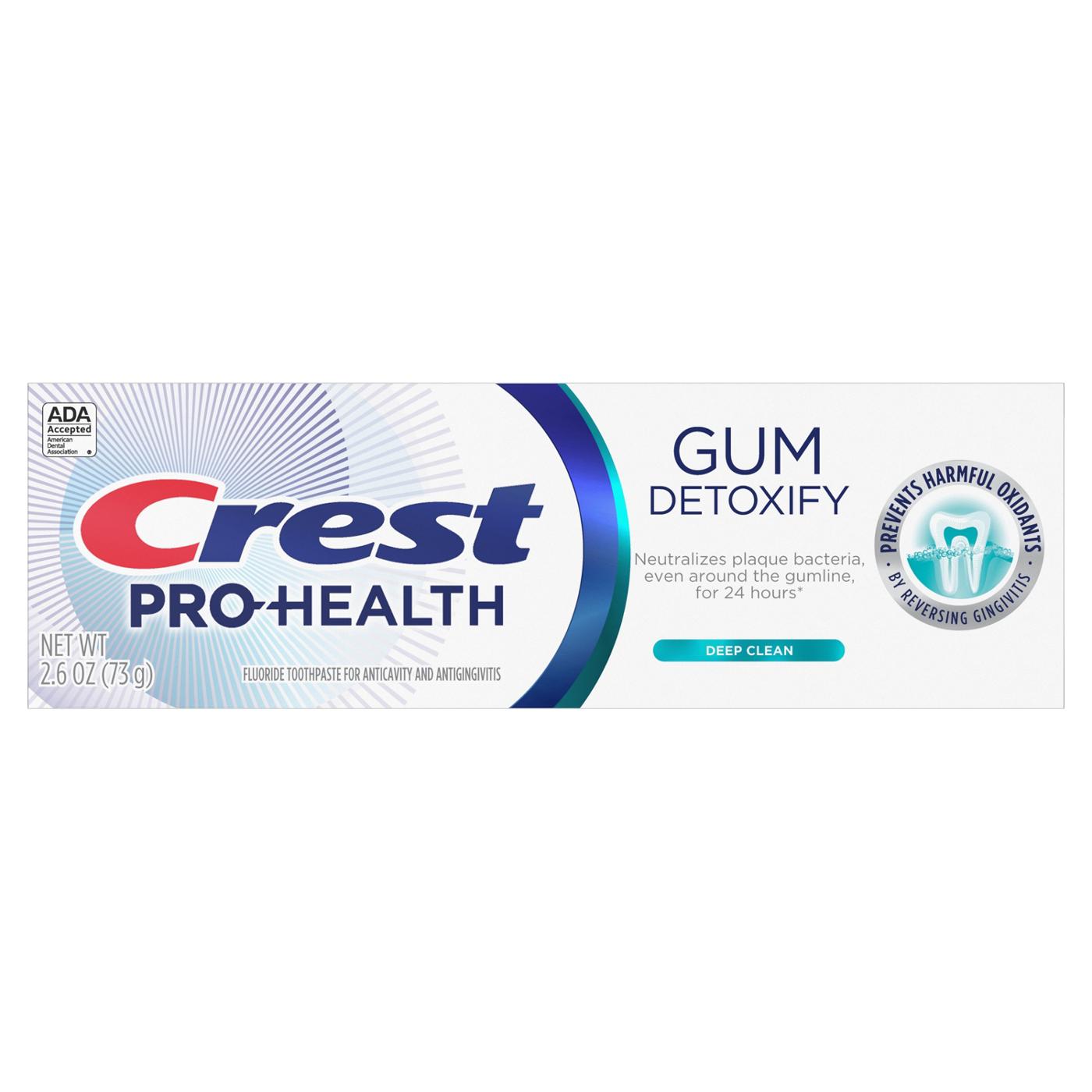 Crest Pro-Health Gum Detoxify Toothpaste - Deep Clean ; image 1 of 8