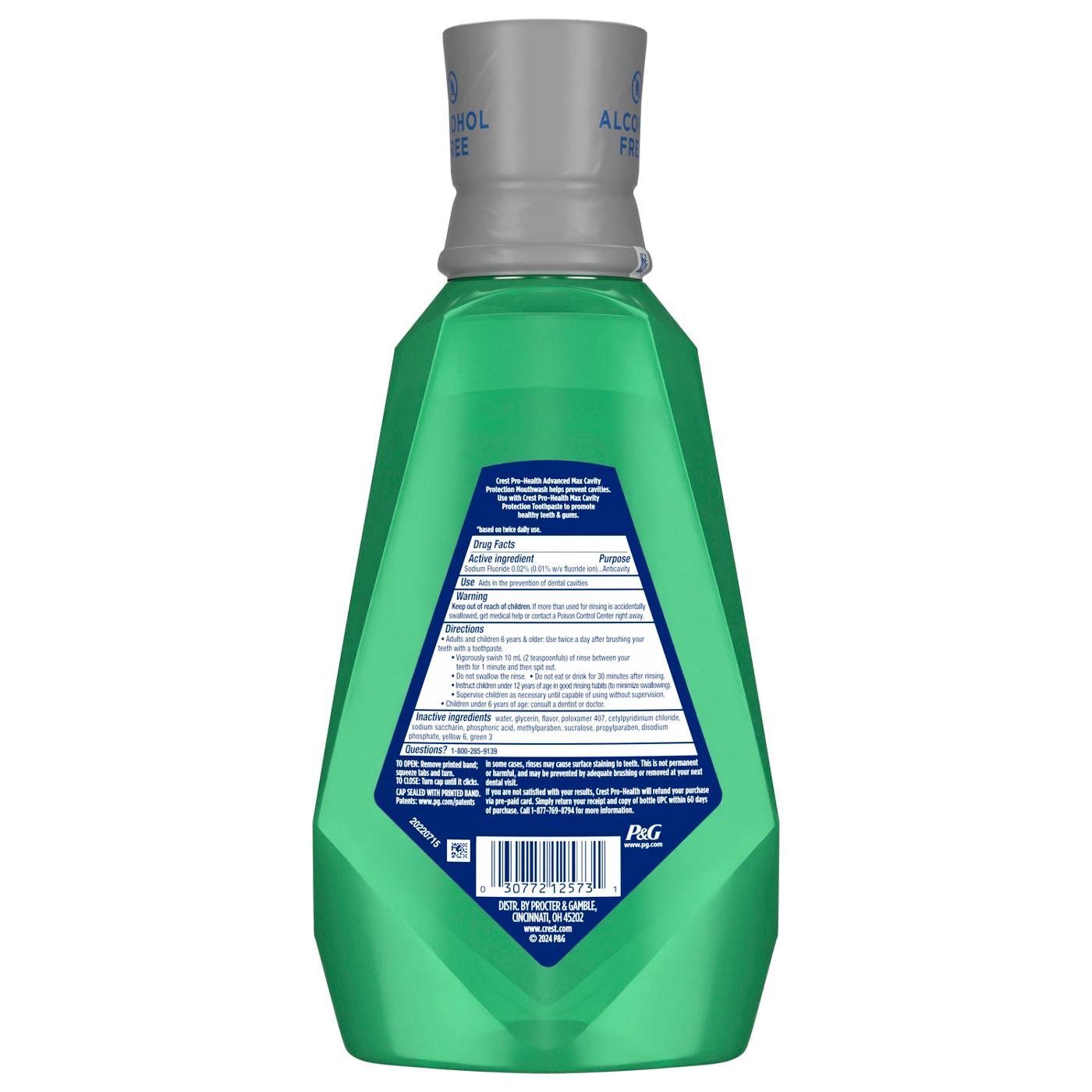 Crest Pro-Health Advanced Max Cavity Protection Mouthwash; image 4 of 10