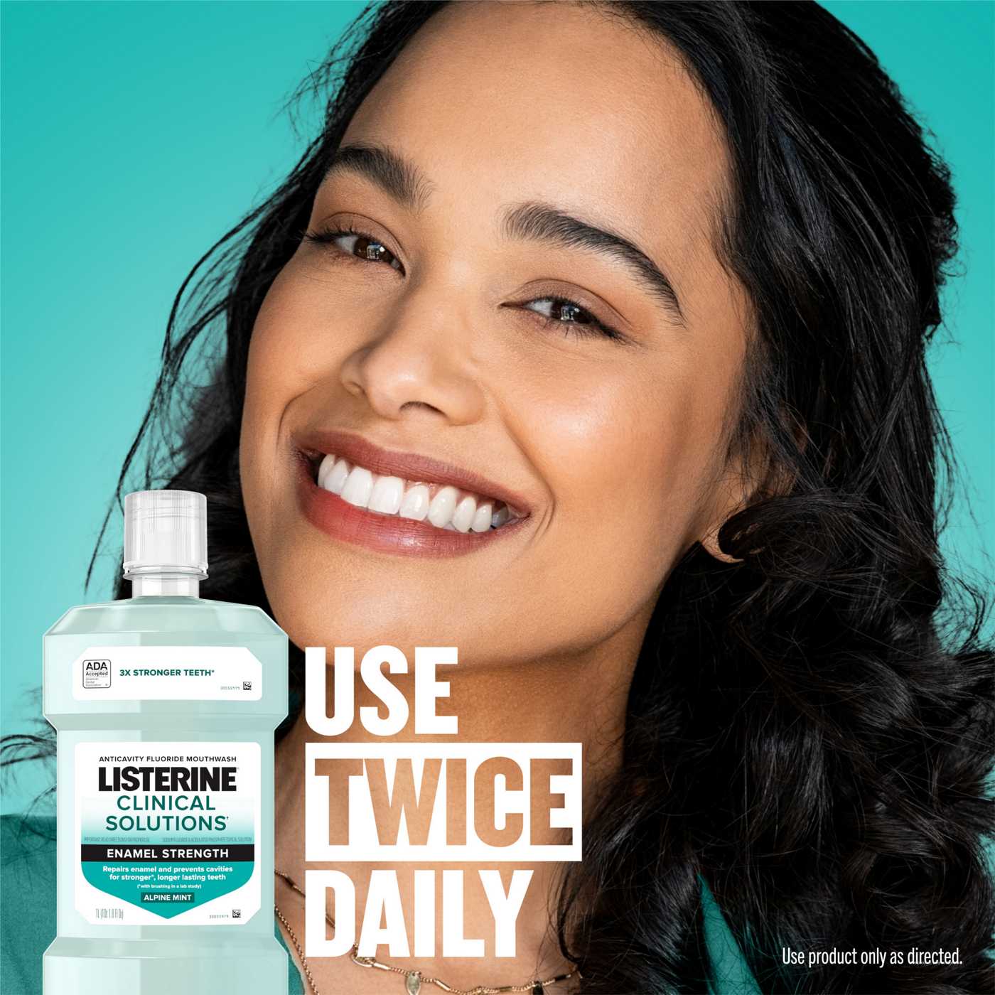 Listerine Clinical Solutions Teeth Strengthening Mouthwash - Alpine Mint; image 6 of 8