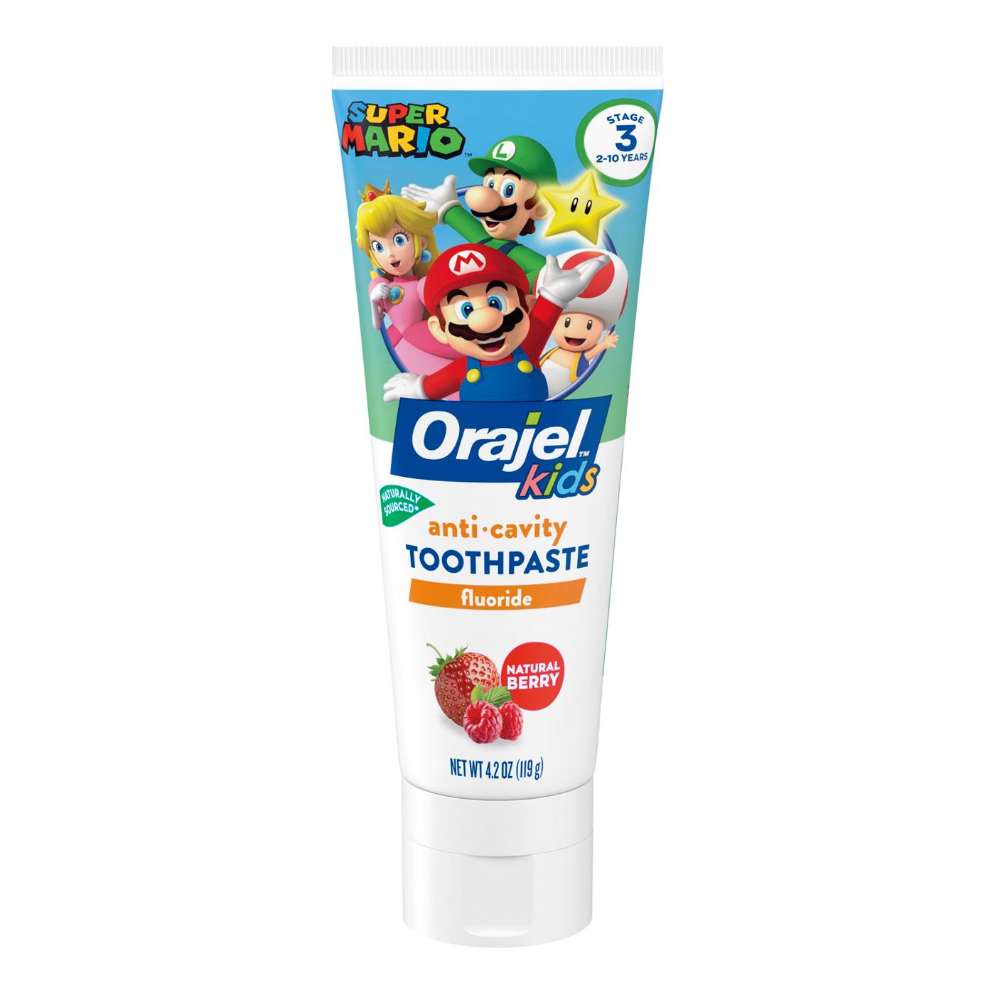 Orajel Kids Fluoride Toothpaste Super Mario; image 1 of 4