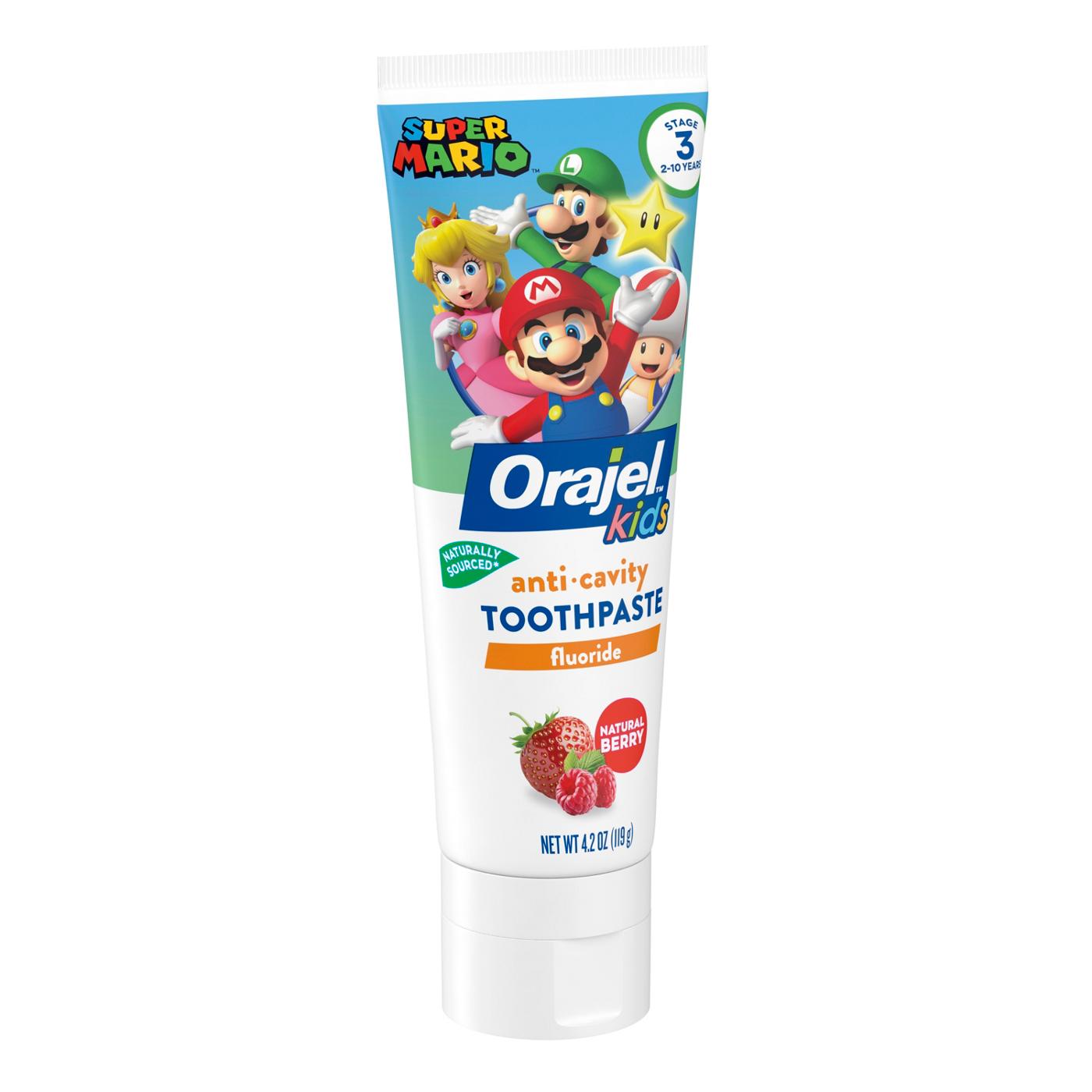 Orajel Kids Fluoride Toothpaste Super Mario; image 2 of 4